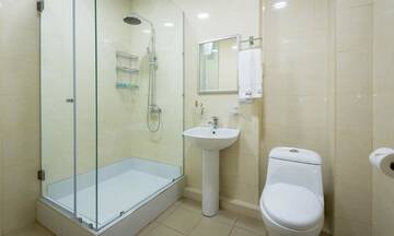 Фото номера Двухместный номер с 2 отдельными кроватями Отель 14 Floor Hotel г. Ереван 4