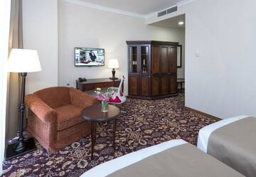 Фото номера Просторный двухместный номер с 2 отдельными кроватями Отель Ani Grand Hotel Yerevan г. Ереван 3