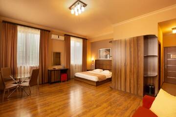 Фото номера Двухместный номер Делюкс с 1 кроватью Отель Kantar Hotel г. Ереван 10