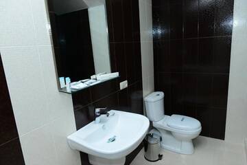 Фото номера Стандартный номер с 2 односпальными кроватями и диваном Отель Eridana Hotel г. Ереван 5