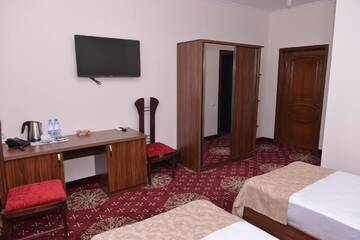 Фото номера Двухместный номер с 2 отдельными кроватями Отель Georgia Hotel г. Ереван 4