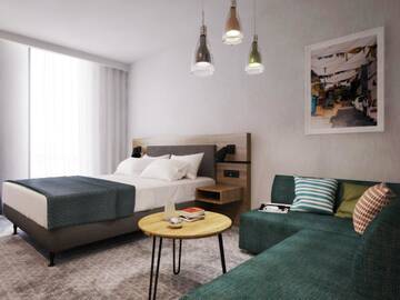 Фото номера Стандартный номер с кроватью размера &quot;queen-size&quot; Отель Holiday Inn Yerevan - Republic Square г. Ереван 2
